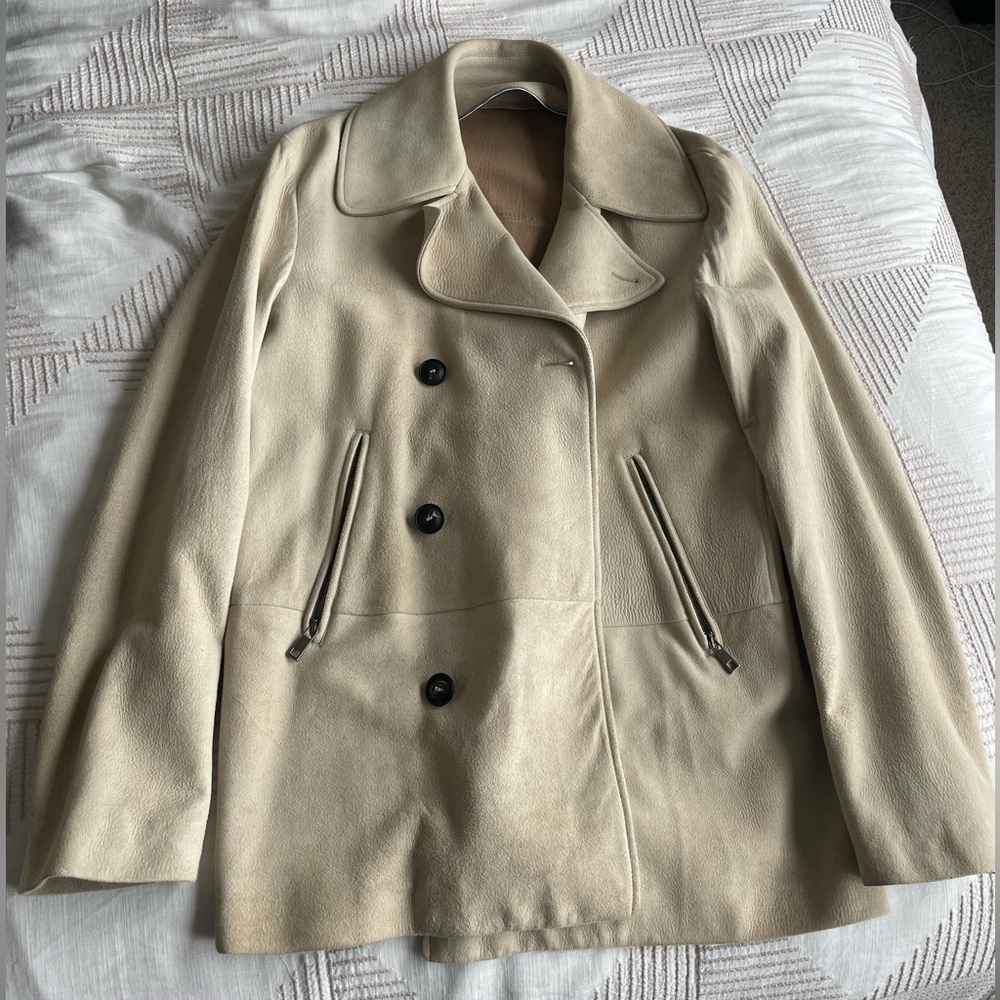 Axel’s Vail Genuine Suede Leather Coat